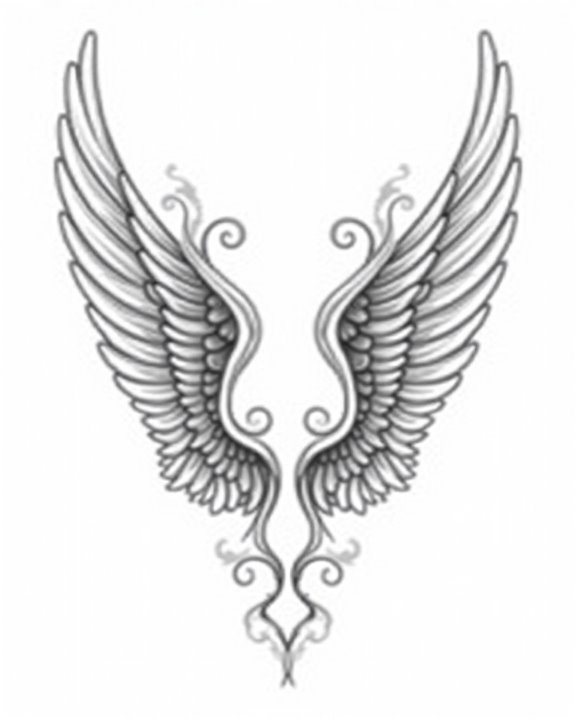 ethereal angel with elegance