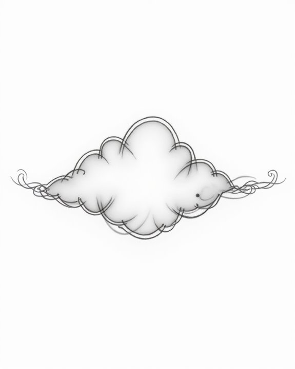ethereal cloud tattoo artistry