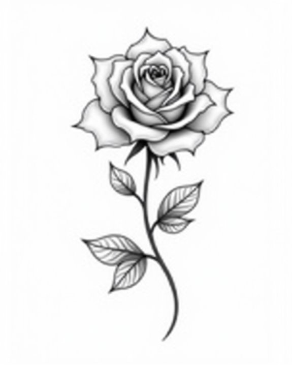 expressive fluid rose artistry