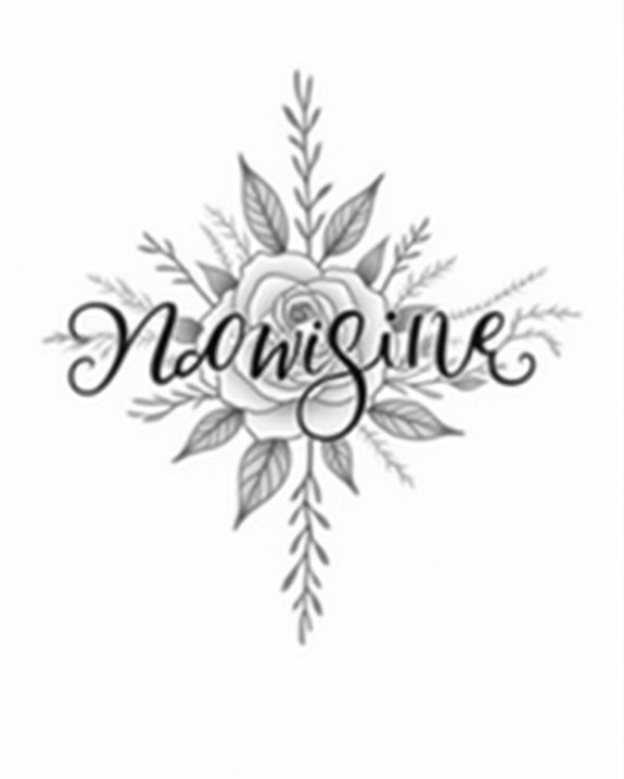 floral elegance enhances tattoos