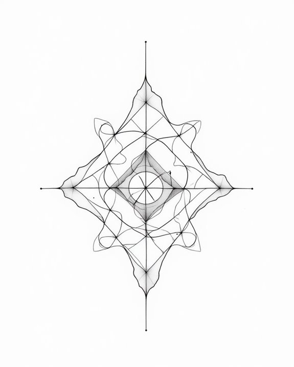 geometric cloud formation art