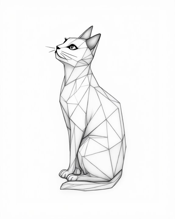 geometric elegance with intricacy