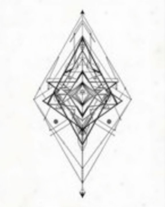 geometric tattoo artistry sophistication