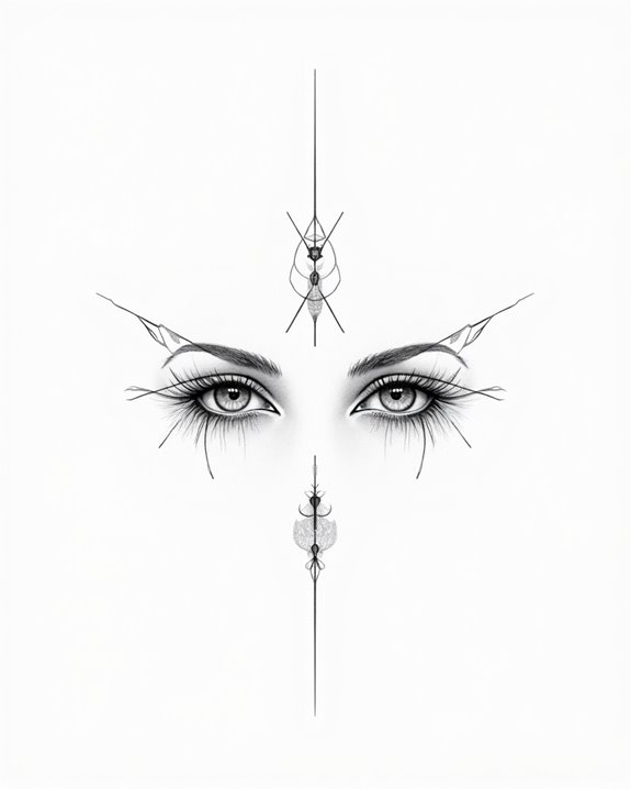 harmonious twin eye symbolism