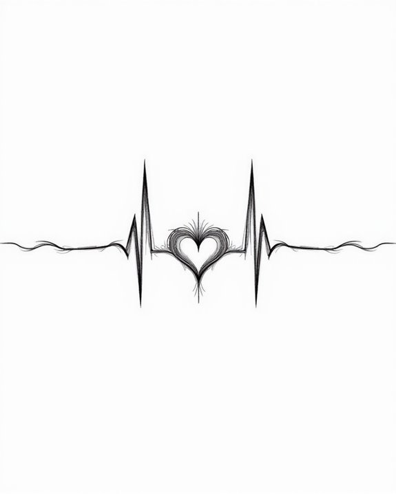 heartbeat tattoo meaningful expressions