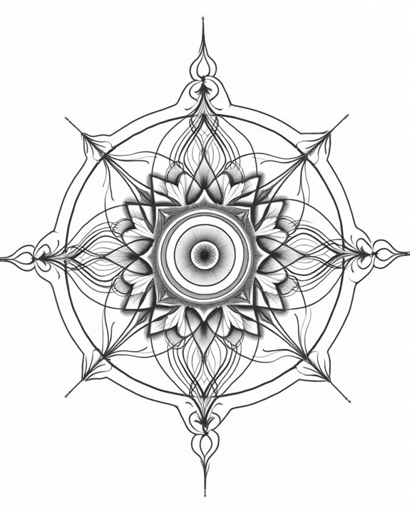 hypnotic circular spiral designs