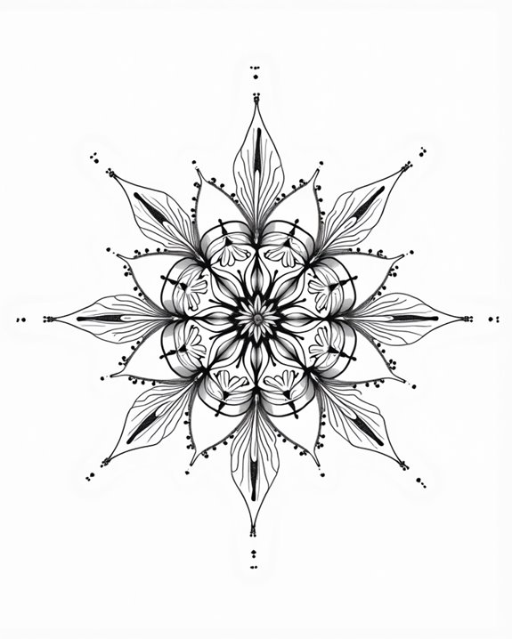 intricate dot work designs