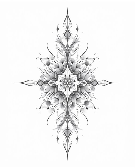intricate emotional expression tattoos