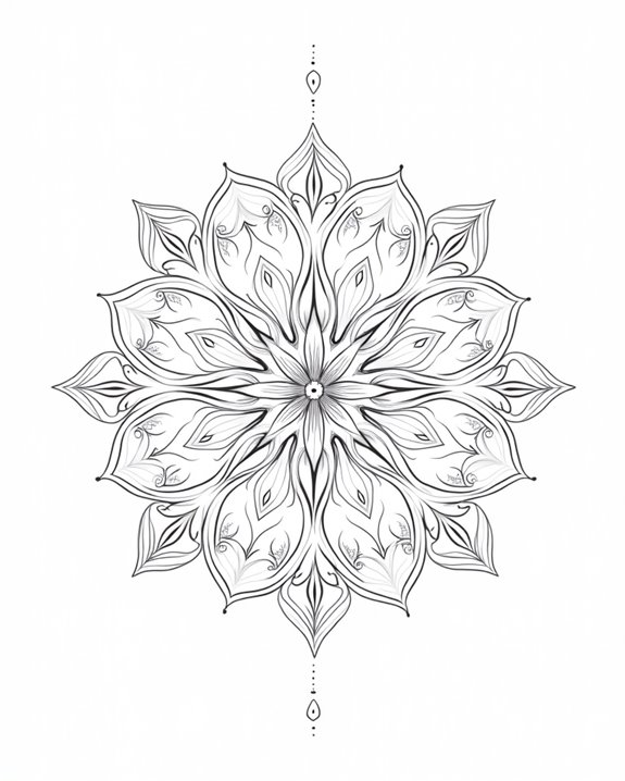 intricate modern abstract mandalas