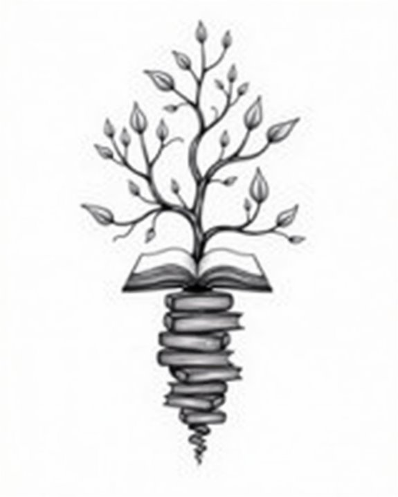 knowledge blooms through literature