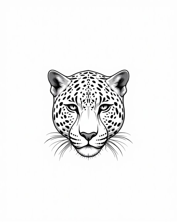 leopard tattoo symbolism elegance