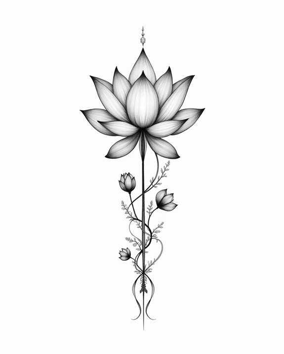 lotus symbolism in tattoos