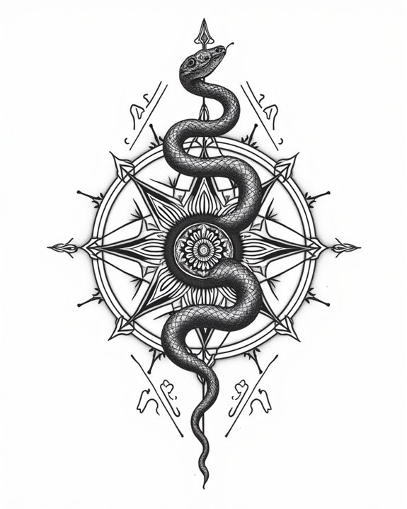 mandala snake symbolism harmony