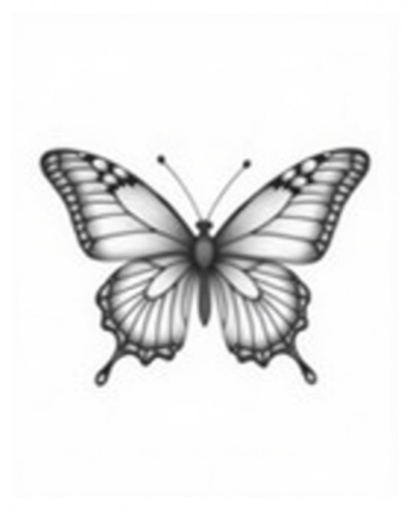 meaningful personalized butterfly tattoos