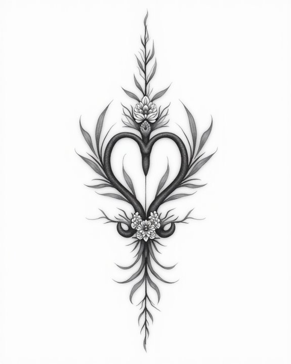 meticulous virgo glyph tattoo