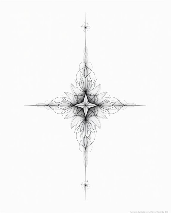 minimalist abstract tattoo artistry