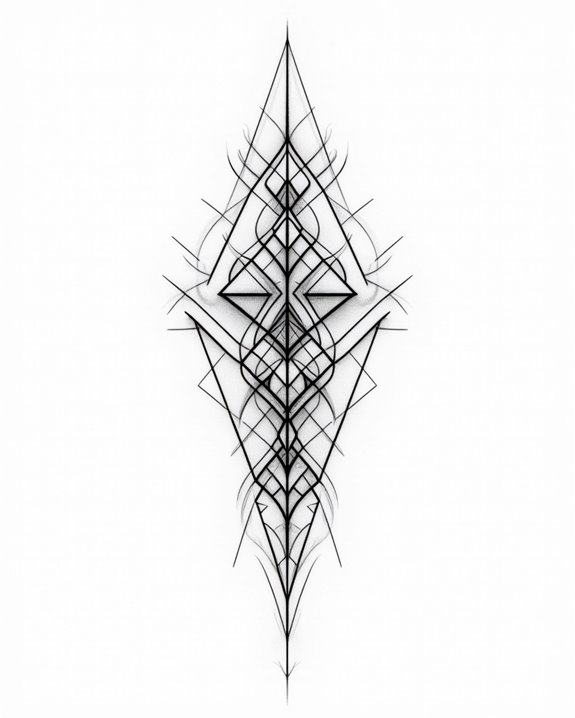 minimalist anatomical tattoo designs