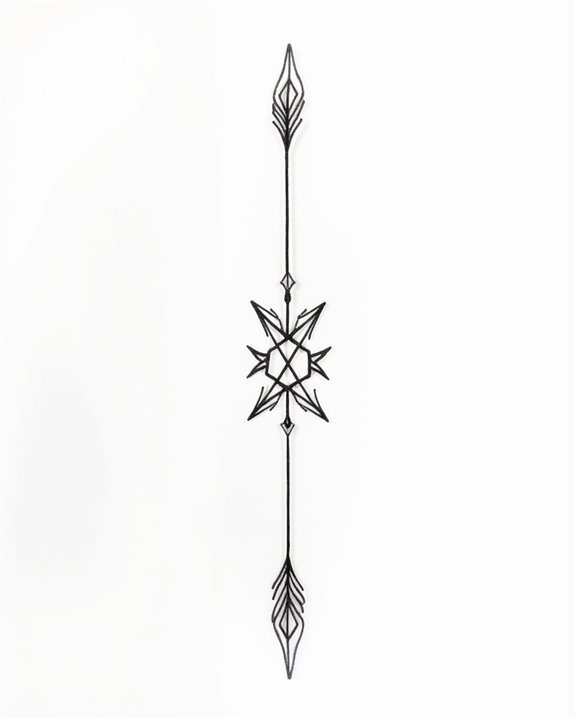 minimalist arrow symbolism clarity