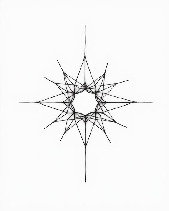 minimalist celestial star tattoos