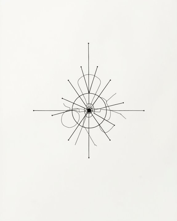 minimalist geometric tattoo elegance
