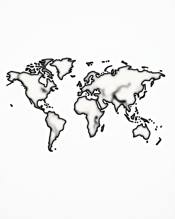 minimalist global travel tattoo