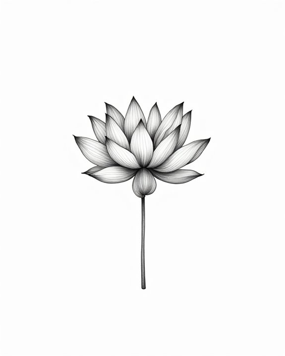 minimalist nature inspired tattoo
