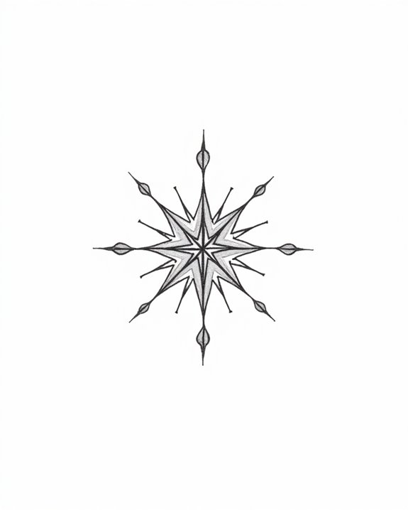 minimalist star tattoo designs