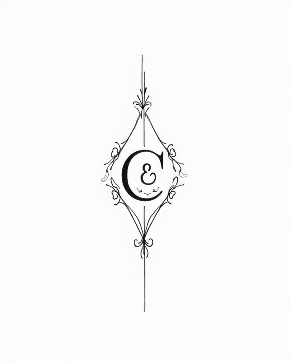 minimalist upper arm tattoo