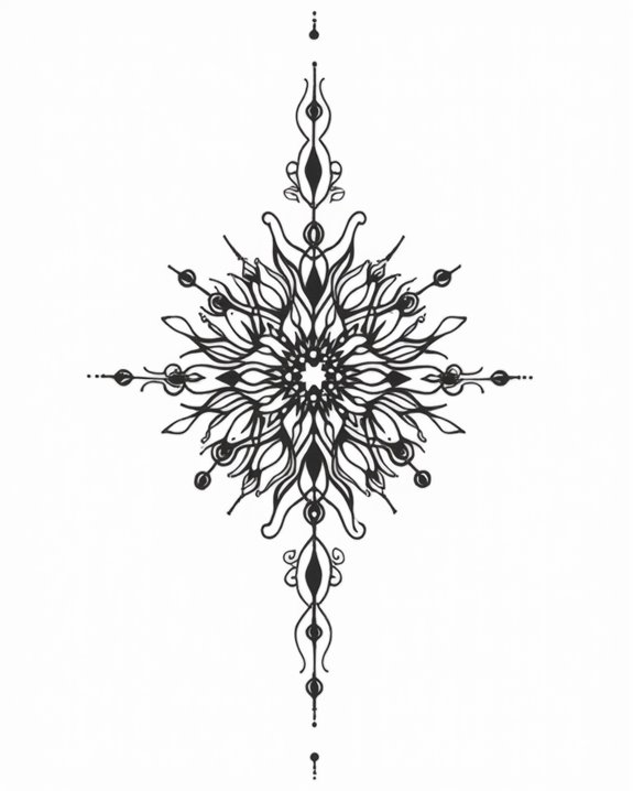 minimalistic emotional line art