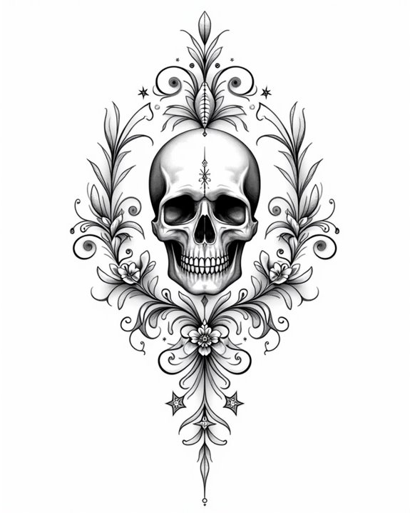modern fusion skull artistry