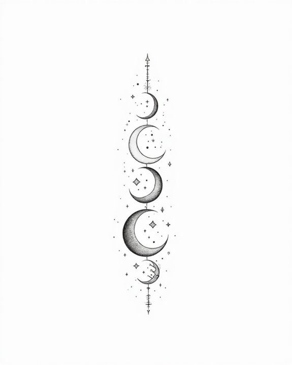 moon phase tattoo symbolism