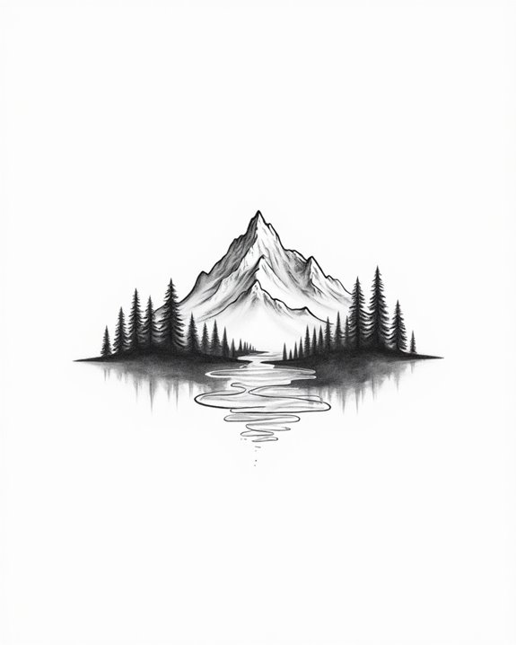 mountain peak tattoo symbolism