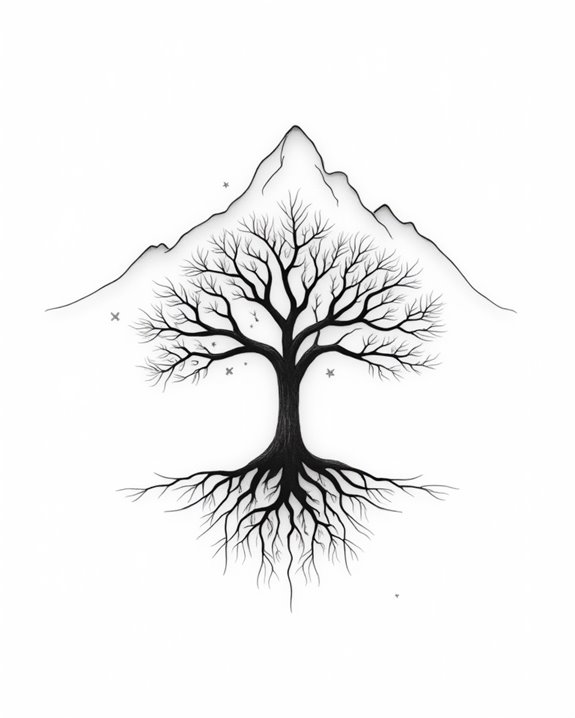 mountain serenity and resilience