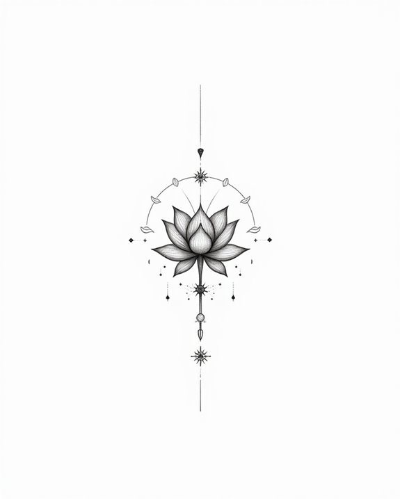 mountain tattoo symbolizes resilience