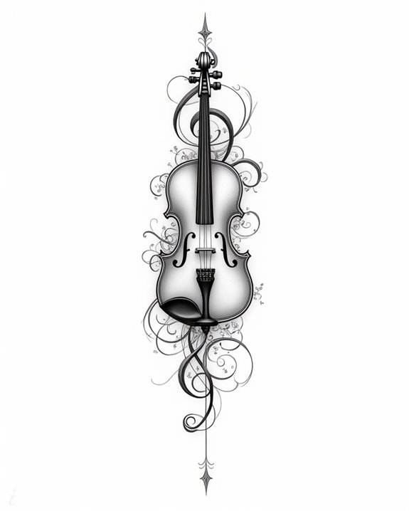 musical harmony tattoo designs