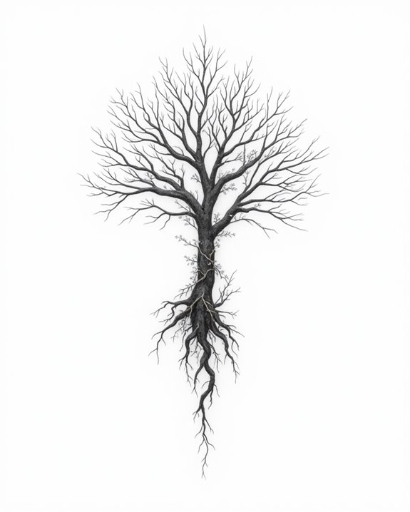 mystical forest fine lines