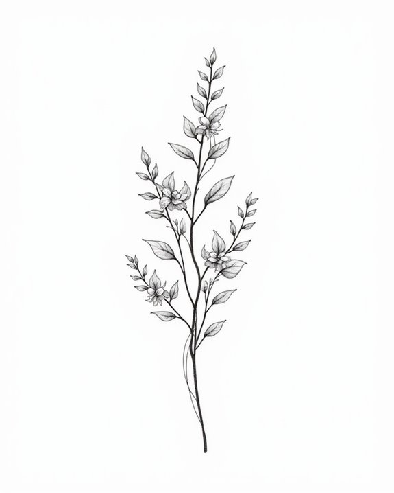 nature inspired elegant tattoos