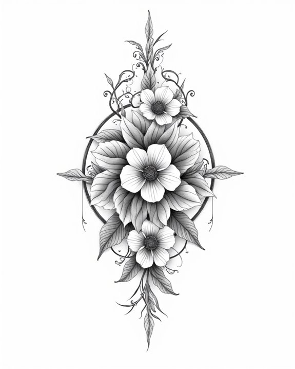 nature motifs enhance portraits