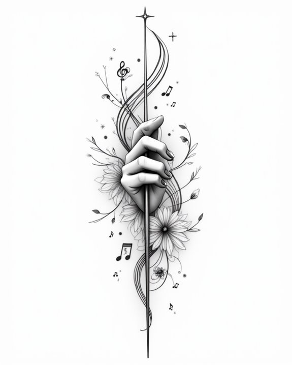 orchestral artistry through tattoo