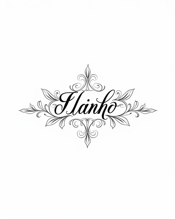 organic elegance in script