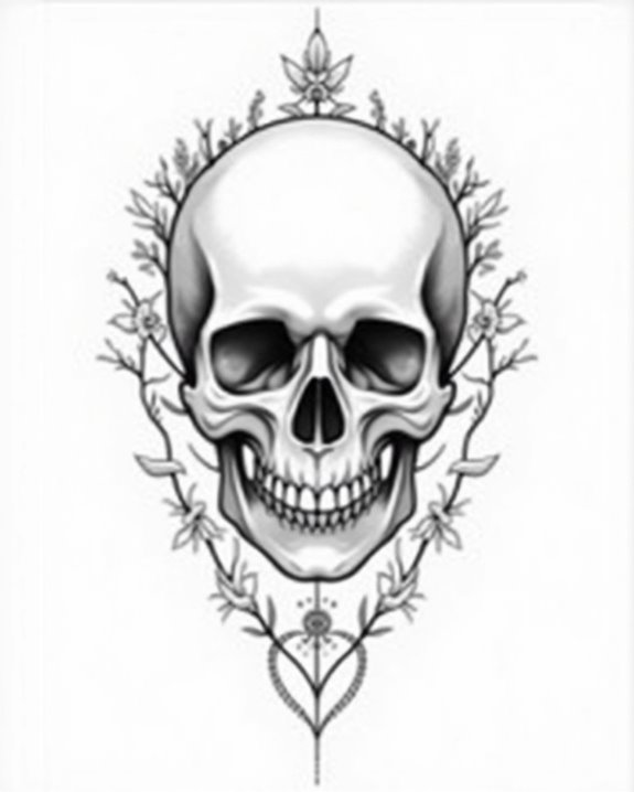personalized skull symbolism statement