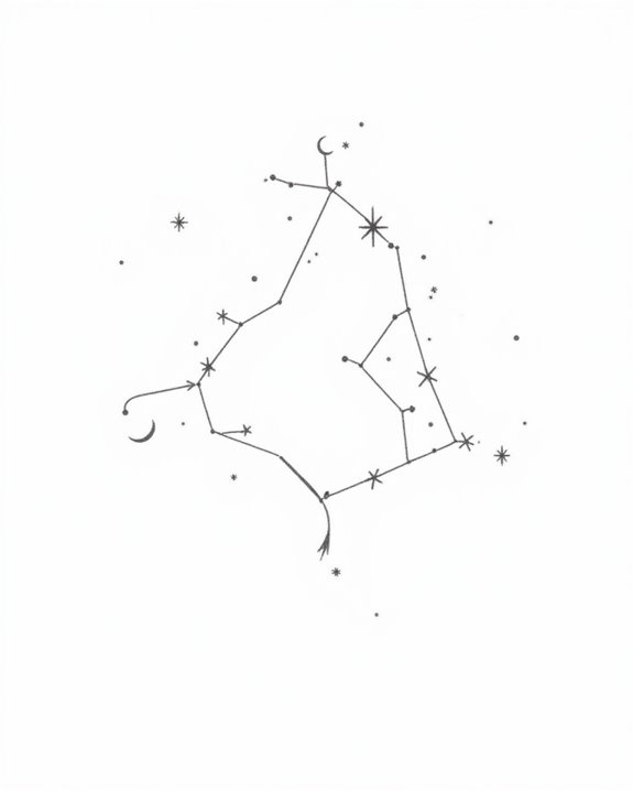 playful celestial tattoo designs