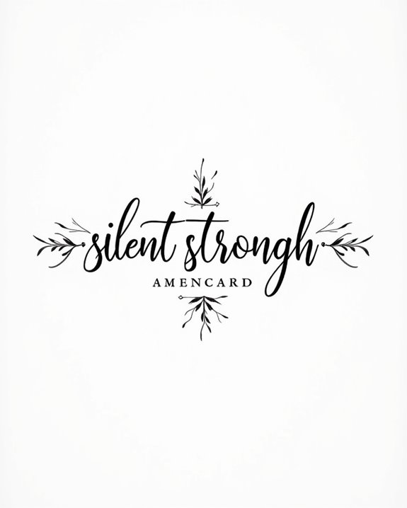 quiet strength speaks volumes