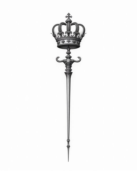 regal symbolism with elegance