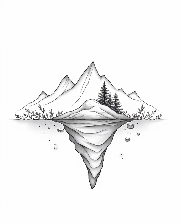 resilient iceberg sea tattoo
