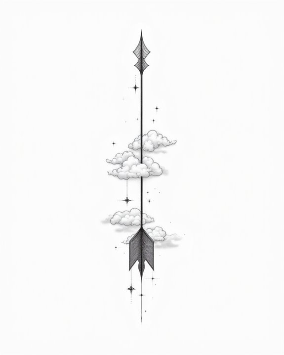 serene guidance through clouds
