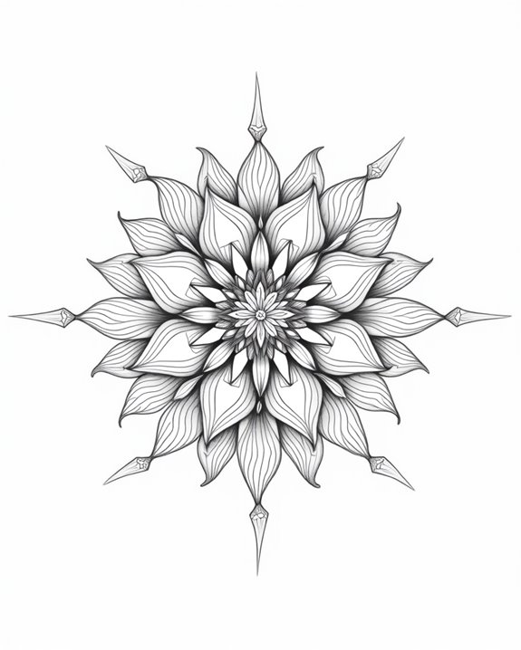 serenity through lotus mandala