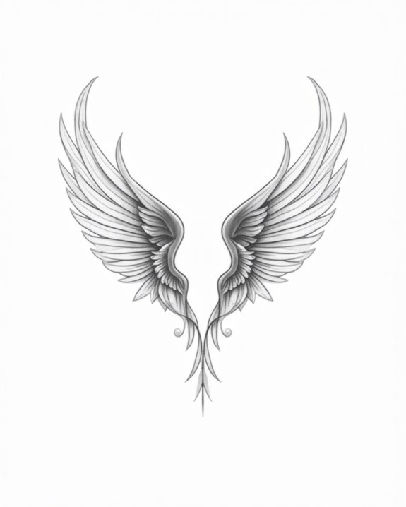 serenity through minimalist tattoo