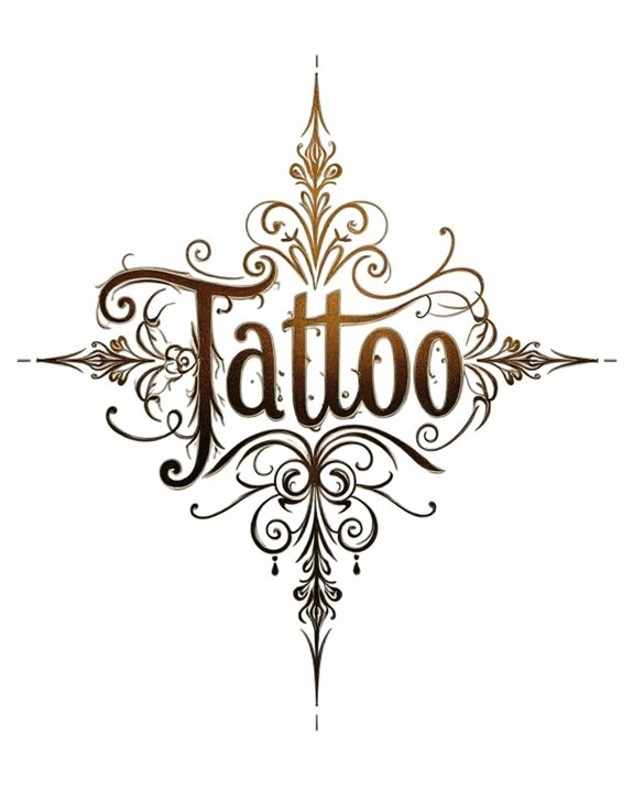 shimmering minimalist tattoo artistry