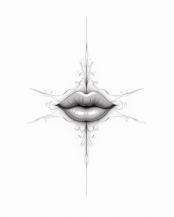 subtle lip contouring elegance